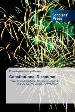 portada Constitutional Discourse (in English)