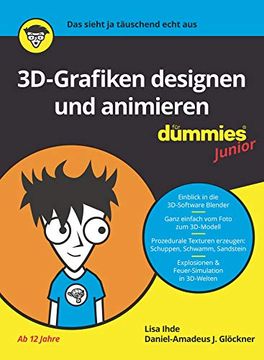 portada 3d-Grafiken Designen und Animieren für Dummies Junior (en Alemán)