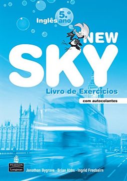 portada New Sky 5.º Ano Livro De Exercícios + Pegatinas