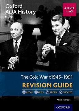 portada Oxford aqa History for a Level: The Cold war 1945-1991 Revision Guide (en Inglés)