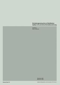 portada erma1/4dungsversuche an stahlbetonbalken mit und ohne schubbewegung (in German)