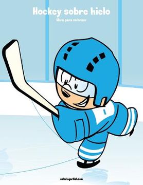 portada Hockey sobre hielo libro para colorear 1