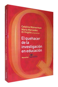 portada Quehacer de la Investigacion en Educacion (in Spanish)