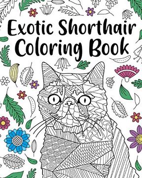 portada Exotic Shorthair Coloring Book (en Inglés)