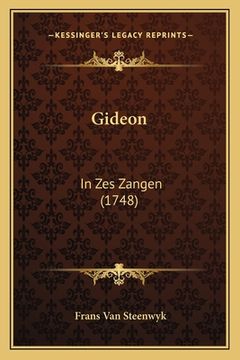 portada Gideon: In Zes Zangen (1748)