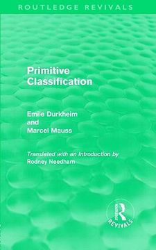 portada primitive classification (routledge revivals) (in English)