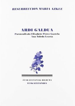 portada Ardi Galdua (in Basque)