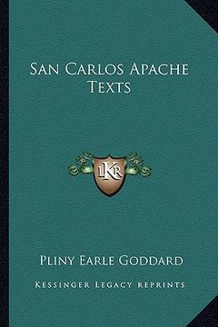 portada san carlos apache texts (in English)