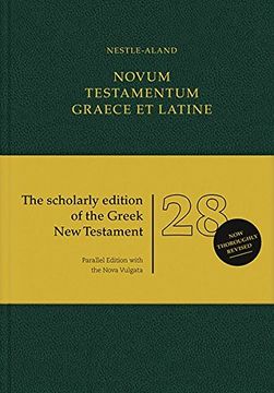 portada Novum Testamentum Graece et Latine: Nestle-Aland [28Th Revised Edition] (Ediciones Científicas de la Deutsche Bibelgesellschaft) (in Bilingüe)