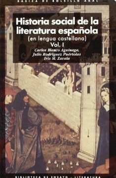 portada Historia Social de la Literatura Española