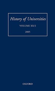 portada History of Universities: Volume xx (en Inglés)