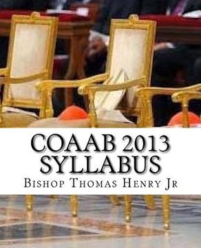 portada COAAB 2013 Syllabus: Rethinking the Episcopacy (en Inglés)