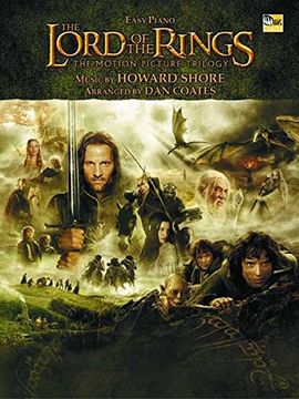 portada The Lord of the Rings Trilogy: Music From the Motion Pictures Arranged for Easy Piano (in English)