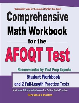 portada Comprehensive Math Workbook for the AFOQT Test: Student Workbook and 2 Full-Length Practice Tests