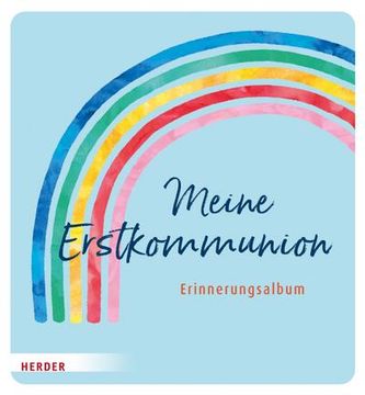 portada Meine Erstkommunion Erinnerungsalbum Regenbogen (en Alemán)