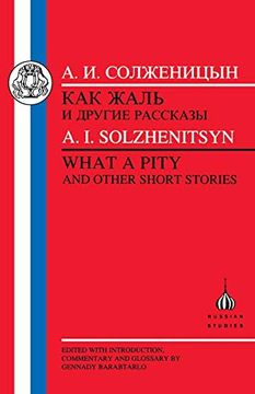 portada Solzhenitsyn: What a Pity! And Other Short Stories (in English)