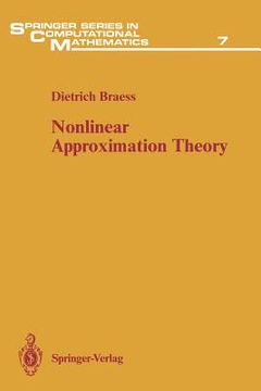 portada nonlinear approximation theory (en Inglés)