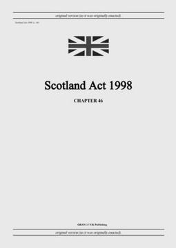 portada Scotland Act 1998 (c. 46)