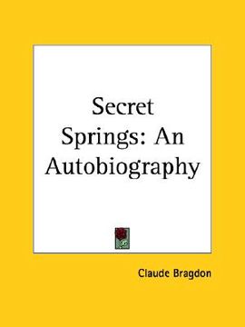 portada secret springs: an autobiography