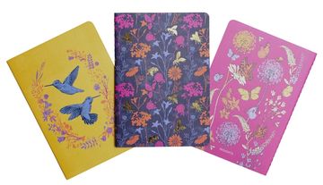 portada Pollinators Sewn Notebook Collection (Set of 3) (in English)