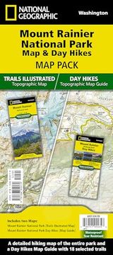 portada Mount Rainier day Hikes and National Park map [Map Pack Bundle] map (National Geographic Trails Illustrated Map) (in English)