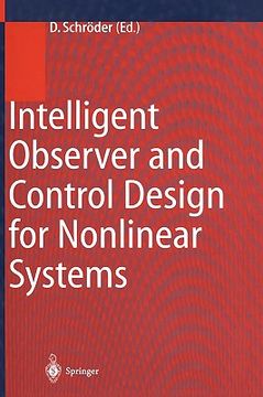 portada intelligent observer and control design for nonlinear systems (en Inglés)