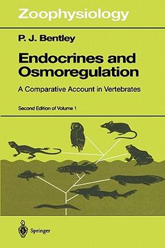 portada endocrines and osmoregulation: a comparative account in vertebrates (in English)