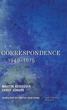 portada Correspondence 1949-1975 (New Heidegger Research) 