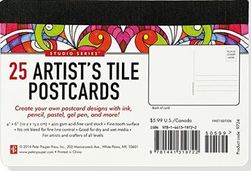 portada Studio Series Artist's Tile Postcards (in English)