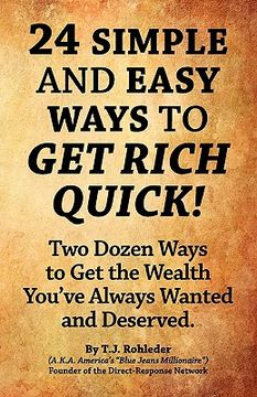 portada 24 simple and easy ways to get rich quick! (en Inglés)