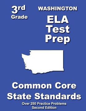 portada Washington 3rd Grade ELA Test Prep: Common Core Learning Standards (in English)