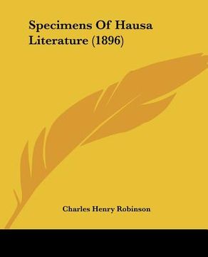 portada specimens of hausa literature (1896) (en Inglés)