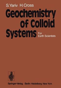 portada geochemistry of colloid systems: for earth scientists (en Inglés)