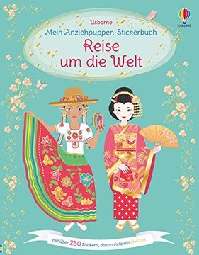 portada Mein Anziehpuppen-Stickerbuch: Reise um die Welt (in German)