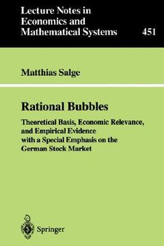 portada rational bubbles: theoretical basis, economic relevance, and empirical evidence with a special emphasis on the german stock market (en Inglés)