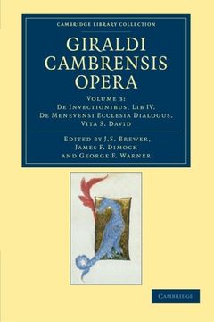 portada Giraldi Cambrensis Opera 8 Volume Set: Giraldi Cambrensis Opera - Volume 3 (Cambridge Library Collection - Rolls) 
