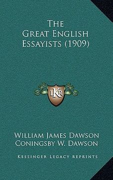 portada the great english essayists (1909) (en Inglés)