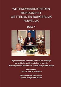 portada Wetenswaardigheden Omtrent het Wettelijk Burgerlijk Huwelijk - Deel 1 (en Dutch)