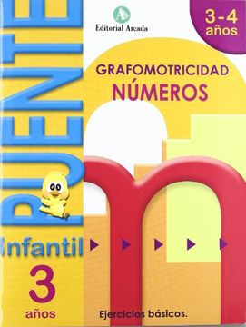 portada Puente. Números. Cuaderno de Grafomotricidad. E. I. 3 (Puente Infantil) (in Spanish)