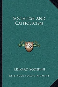 portada socialism and catholicism (en Inglés)