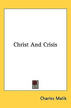 portada christ and crisis (en Inglés)