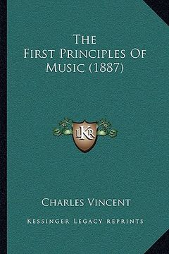 portada the first principles of music (1887)