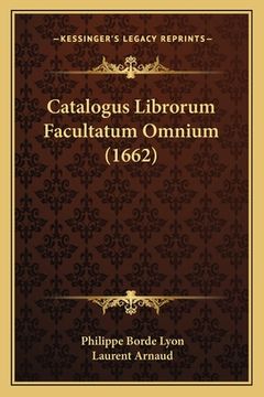 portada Catalogus Librorum Facultatum Omnium (1662) (en Latin)