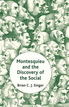 portada Montesquieu and the Discovery of the Social (en Inglés)