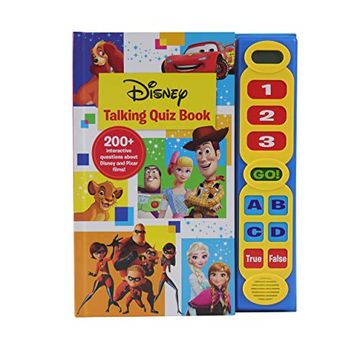 portada Disney Pixar Talking Quiz Book (Play-A-Sound) (in English)