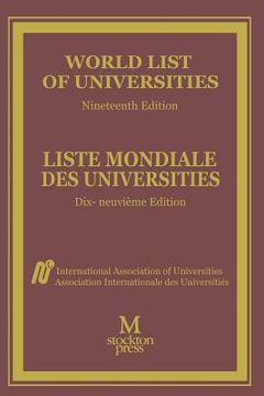 portada World List of Universities / Liste Mondiale Des Universites