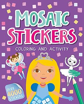 portada Mosaic Stickers Coloring and Activity: With Over 4000 Stickers (en Inglés)