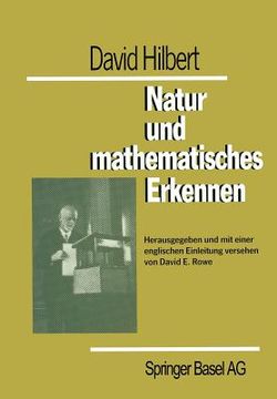 portada David Hilbert Natur Und Mathematisches Erkennen (en Alemán)