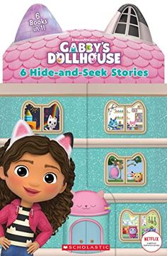 portada 6 Hide-And-Seek Stories (Gabby's Dollhouse Novelty Book) (en Inglés)