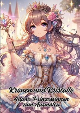 portada Kronen und Kristalle: Anime-Prinzessinnen zum Ausmalen (in German)